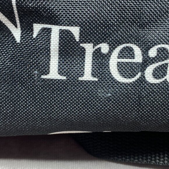 Las Vegas  Theme Black Tote Bag With Zipper Closure & Interior Pocket - Picture 8 of 12